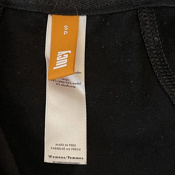 Women's Lucy Size S Black Cowl Neck Pullover Hoodie Sweatshirt - Picture 7 of 8